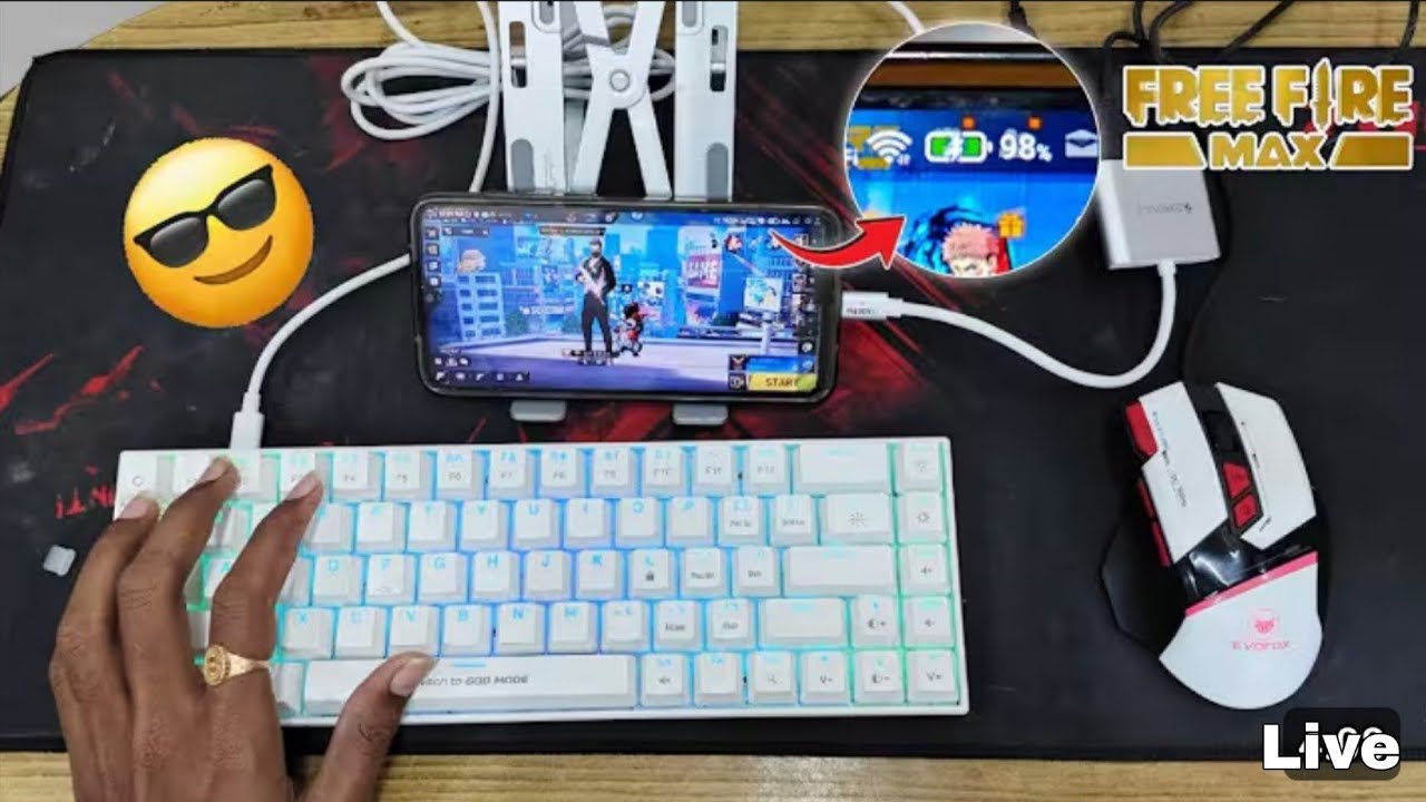 Best Title: Mobile Player with Keyboard & Mouse? 😱 Free Fire Tournament Win! 🏆Short Title