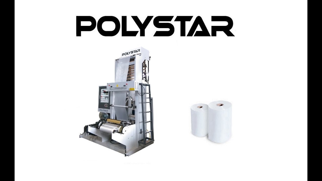 Small plastic film making machine