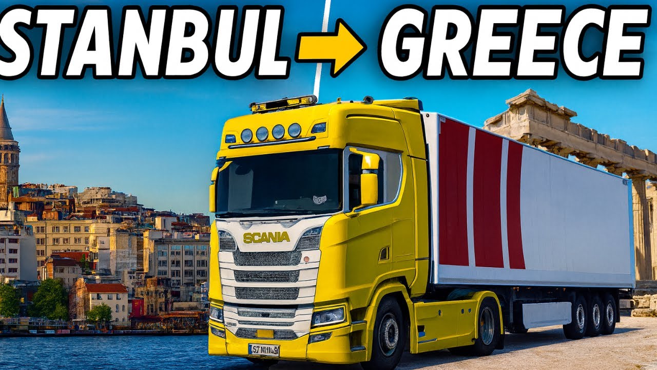 Euro Truck Simulator 2  İstanbul’dan Yunanistan’a Tırla Geçiş!  Sınır Macerası