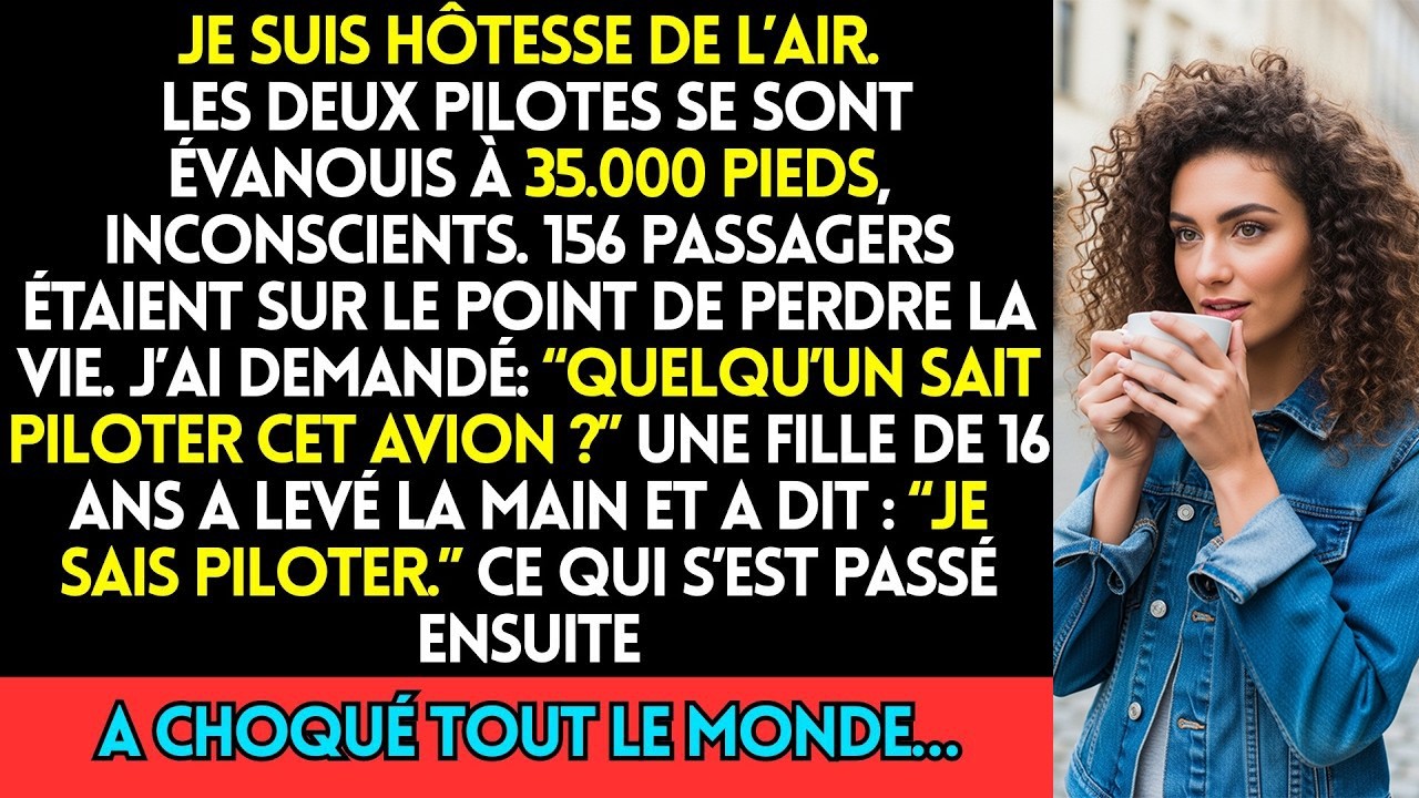 “Je Sais Piloter ” A Dit La Jeune Fille De 16 Ans Quand Les Deux Pilotes Se Sont Évanouis À 35 00