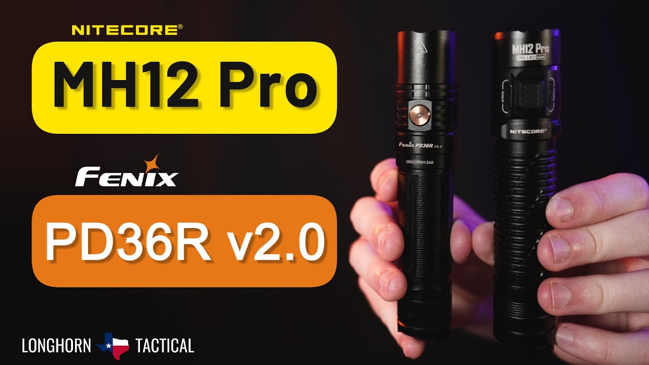 Какой современный EDC-фонарик лучше?! | Nitecore MH12 Pro против Fenix ​​PD36R v2.0