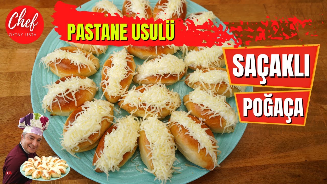 PASTANE USULÜ SAÇAKLI POĞAÇA TARİFİ 🥯OKTAY USTA