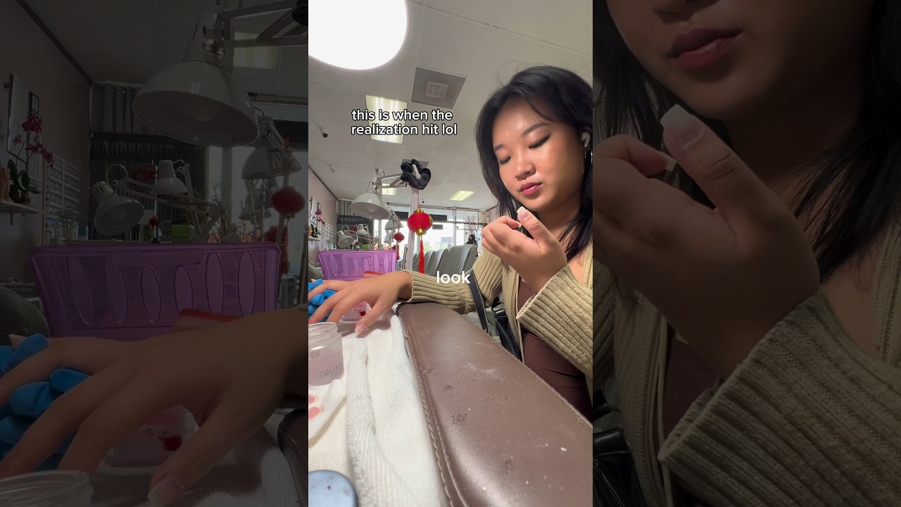 NAIL day vlog GONE WRONG 😰 #nails #nail #naildesign #nailstyle #nailpolish #vlog