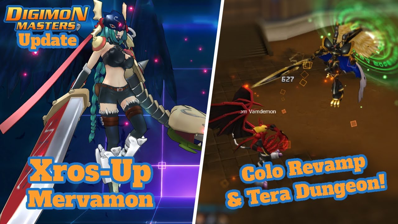 DMO Update & Events : Xros-Up Mervamon & Arena Revamp! - Dats HQ Dungeon - Digimon Masters NADMO