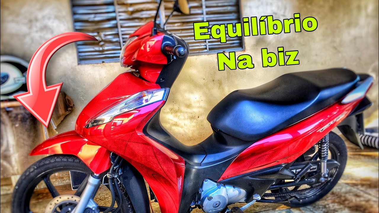 Dicas de equilíbrio pra iniciantes _ (Honda biz)