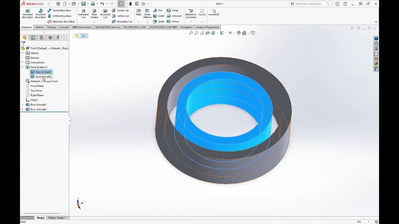 SolidWorks Multibody Parts: Design Multiple Components in a Single File