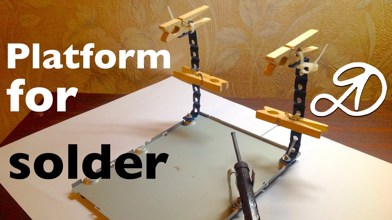 Third Hand Soldering. Platform for solder DIY