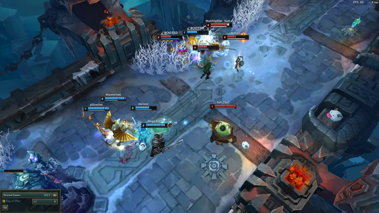 Galio, Zac, Lulu, Fiddlesticks Wombo Combo