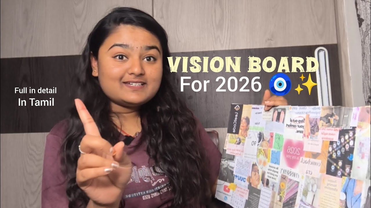 “My Vision Board 2026 | Manifesting My Dream Life ✨📈