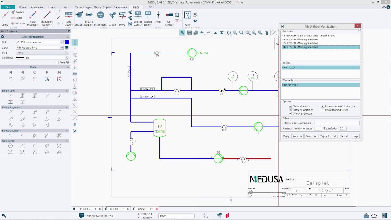 Logiciel P&ID pour la création de diagrammes intelligents – MEDUSA4 P&ID