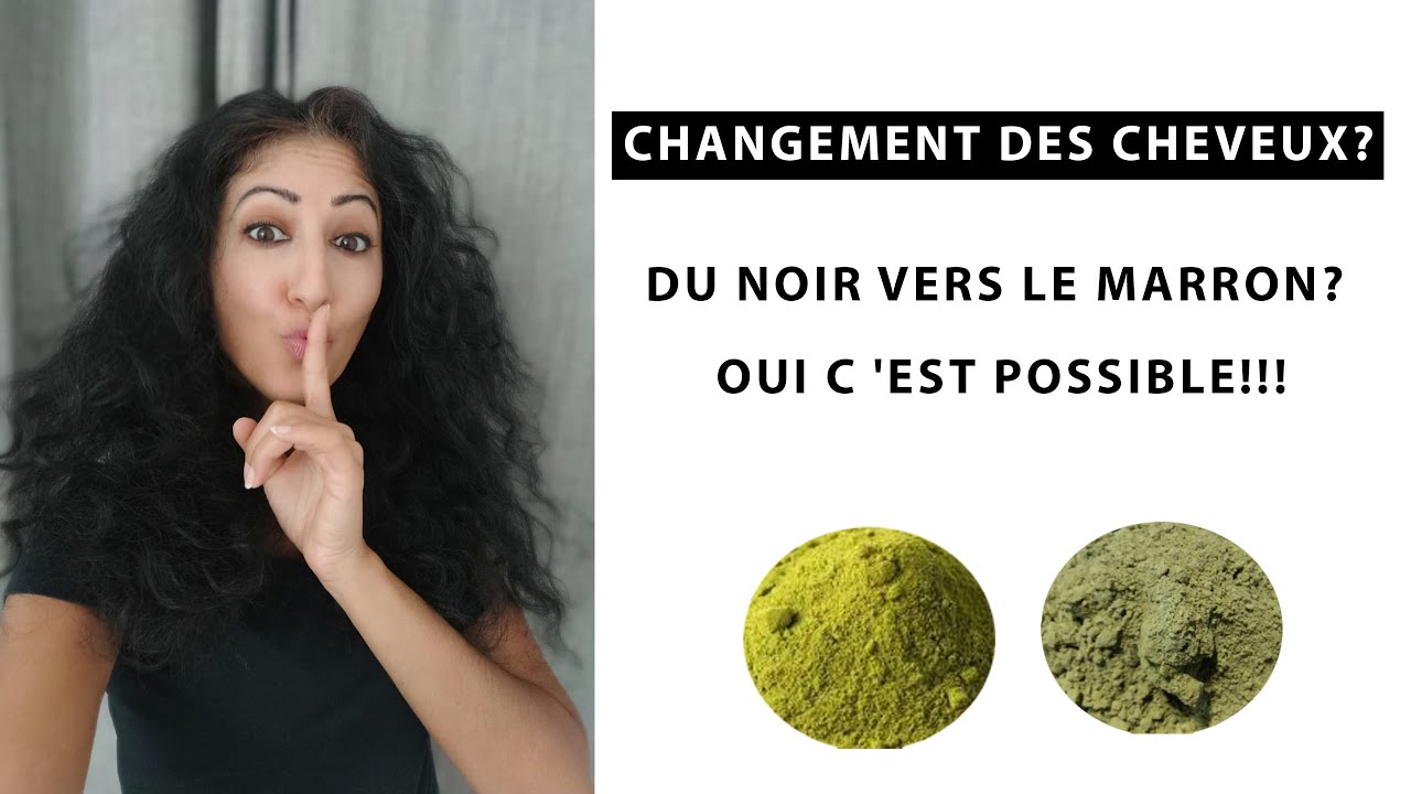 Du noir vers le Marron?Oui c'est possible avec les poudres ayurvédiques