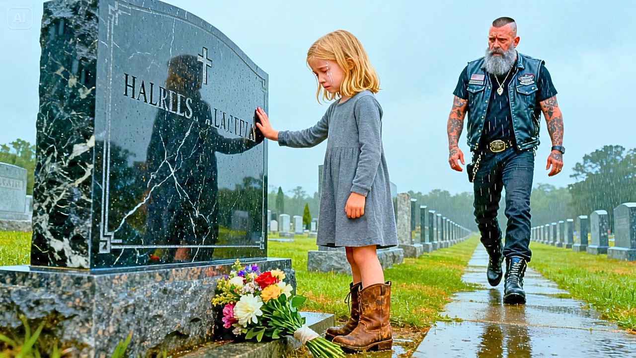 Hells Angel Saw a Girl Crying at His Son's Grave&mdash;Her Secret Shocked the Entire Town