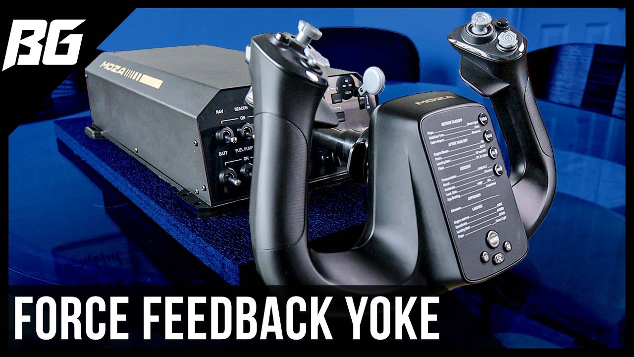 But How Does It FEEEEL? | MOZA Flight Force Feedback Yoke