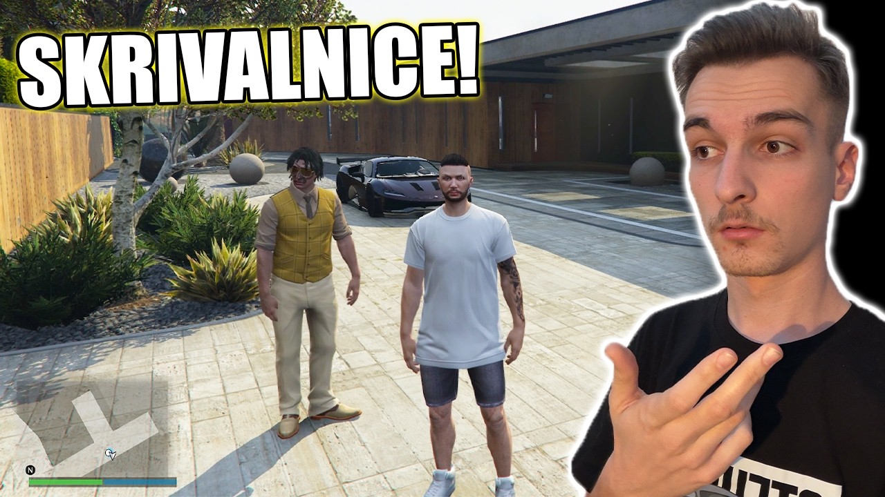 SKRIVALNICE V MOJI VILI! Gta 5 Online [SLO]