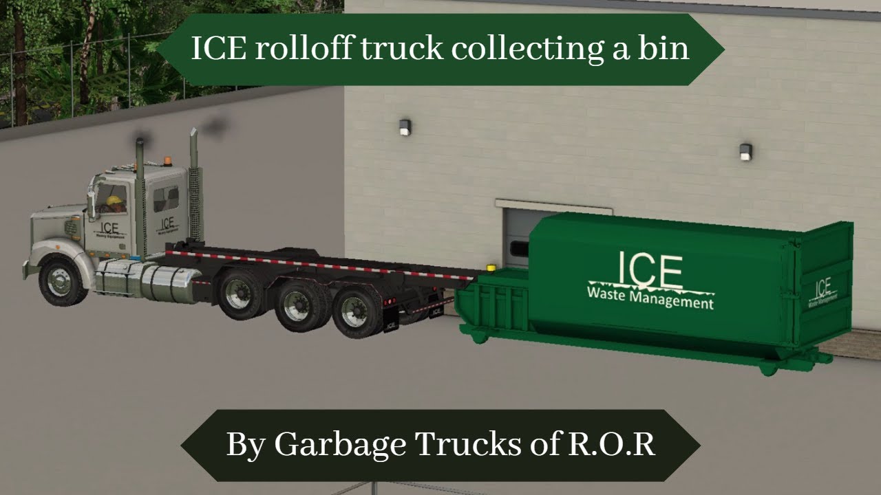 Rigs of Rods - ICE rolloff truck in action