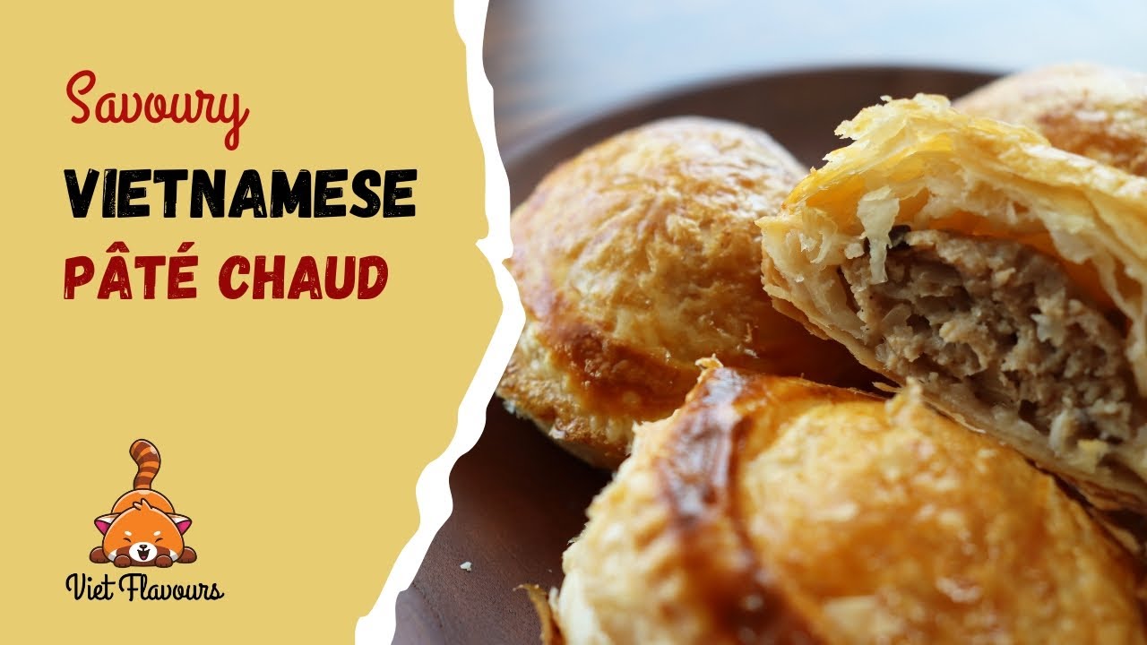 Savoury Vietnamese Pâté Chaud Recipe - Fluffy & Buttery - Bánh Patê Sô