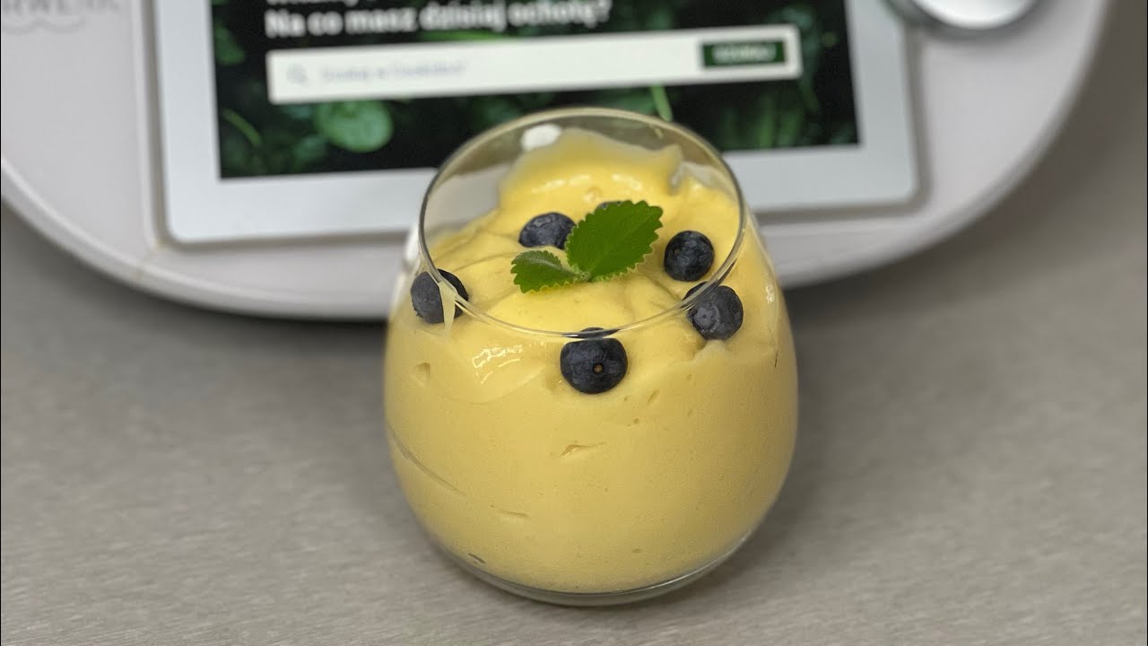 Tylko 2 składniki i wychodzi lekki jak puch deser z thermomix 🍧 Paulita Wita #paulitawita