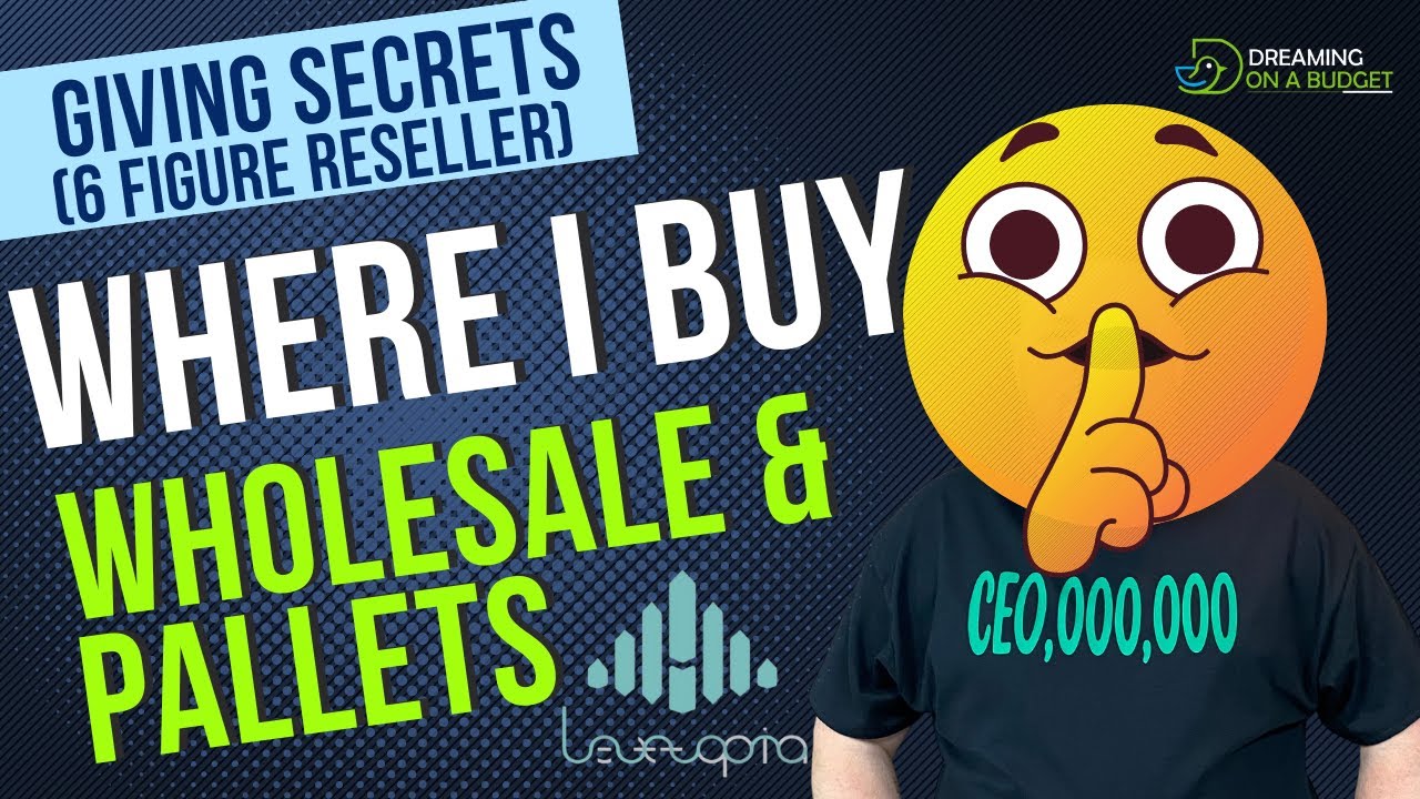 Giving My Secrets! Where I Source Wholesale & Pallet Lots For eBay & Amazon resell - Part 1