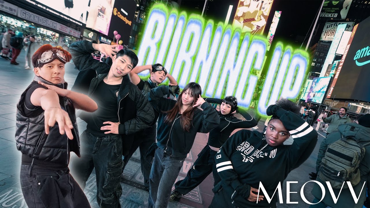 [K-POP IN PUBLIC NYC | TIMES SQUARE] MEOVV (미아우) - ‘BURNING UP’ | V3RS CREW DANCE COVER 