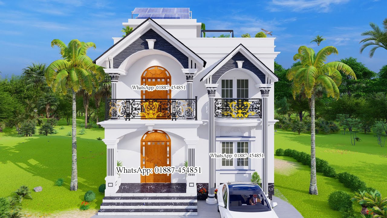 স্বপ্নের ডুপ্লেক্স বাড়ির ডিজাইন ও খরচ  Duplex House Design Bangla  বাজেট ফ্রেন্ডলি  ID 2601 8