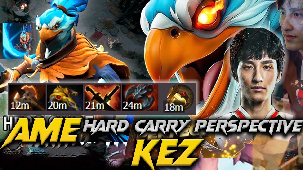 7.37D - Crazy Play Ame Kez Hard Carry - Dota 2 Pro Full Gameplay #ame #kez