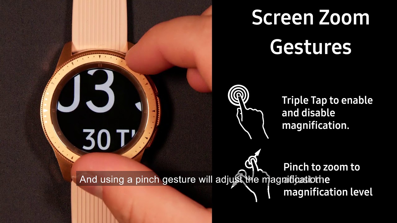 Samsung Galaxy Watch Accessibility Features