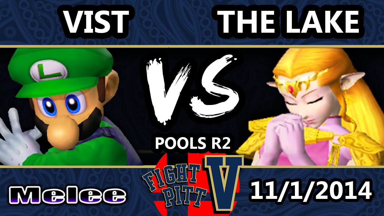 FPV - The Lake (Zelda) Vs. Vist (Luigi) SSBM Pools R2 - Smash Melee