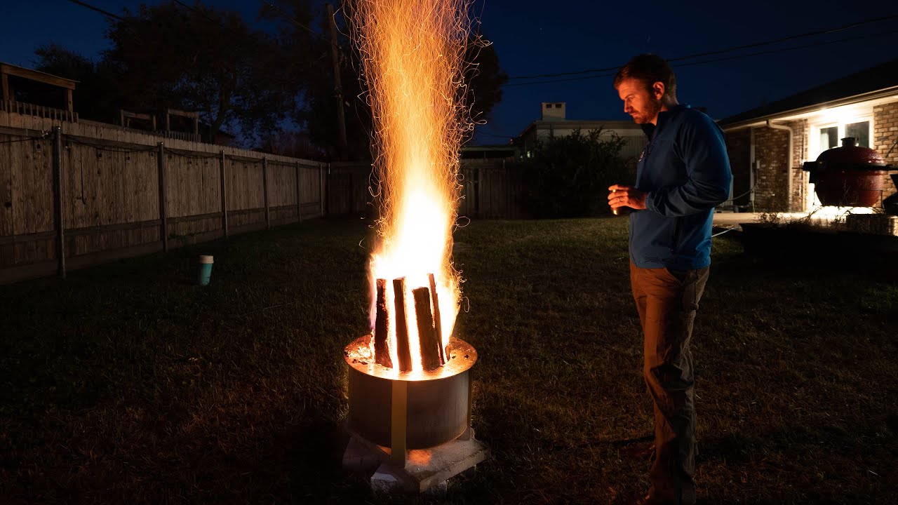 Swedish Torch in Fire Pit - Breeo X Series 19 or Solo Stove Bonfire