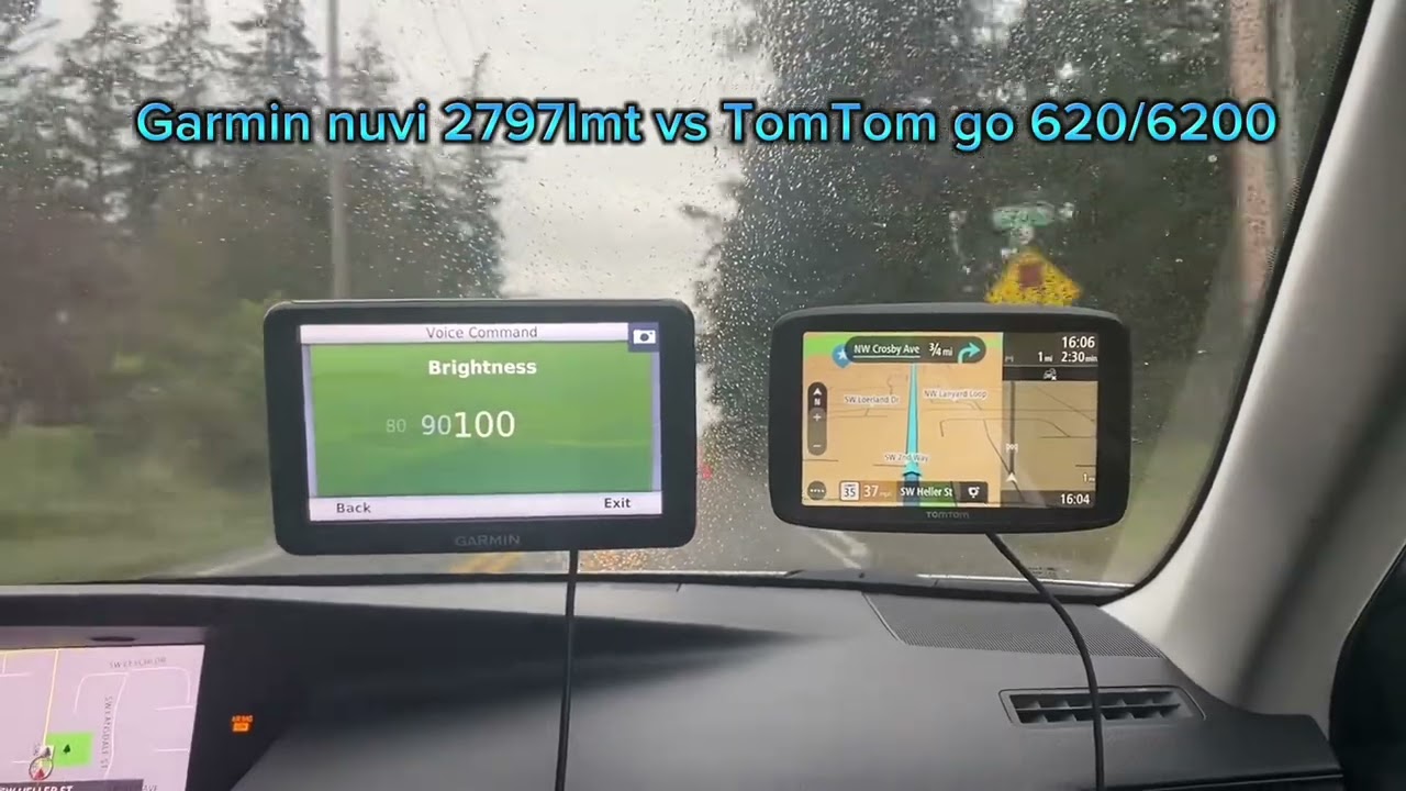Late upload: Garmin nuvi 2797lmt vs TomTom go 620