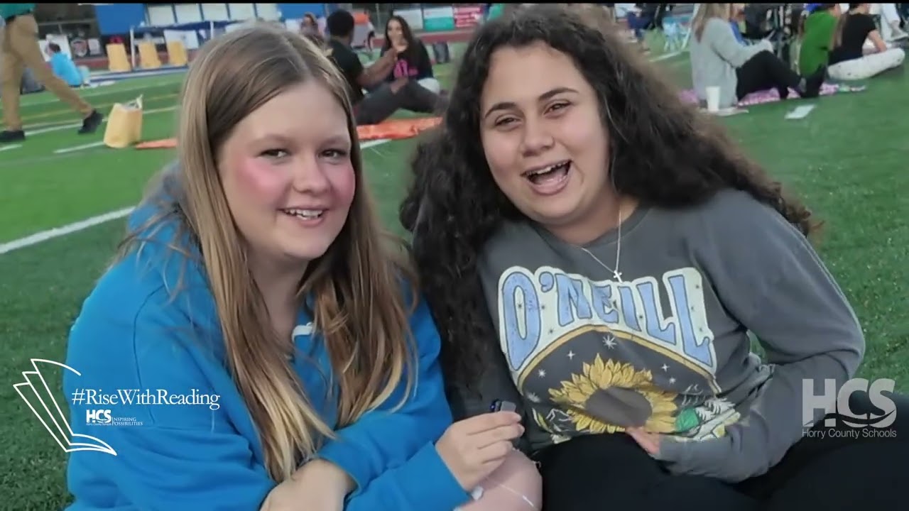 Literacy Under the Lights at North Myrtle Beach | HCS #RisewithReading