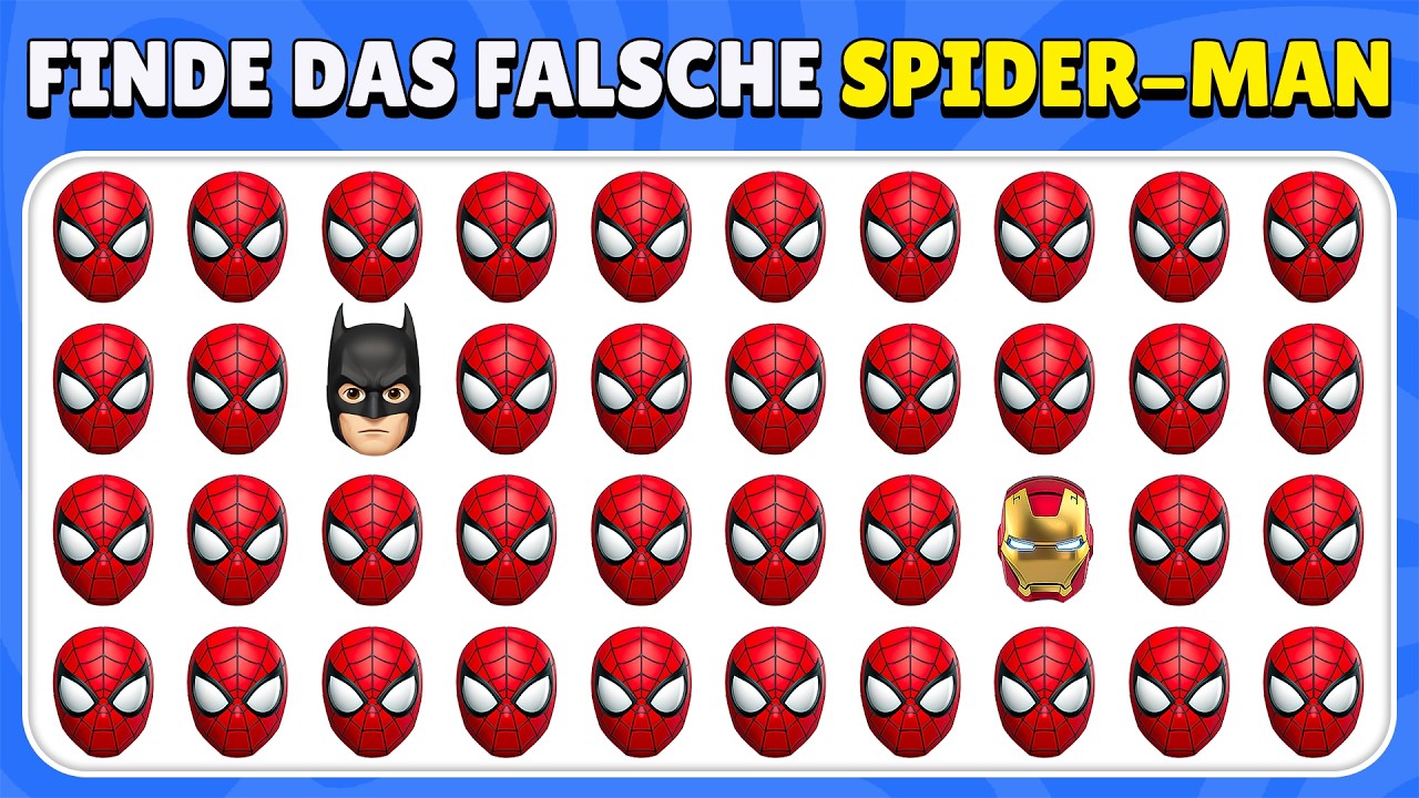 Finde das falsche emoji - Marvel & DC Edition | 40 Level | Quiz Häschen