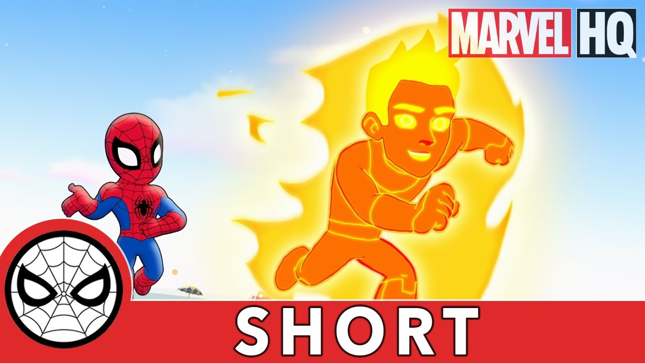 Spidey & Human Torch Collab! | Marvel Super Hero Adventures - It's Too Darn Hot