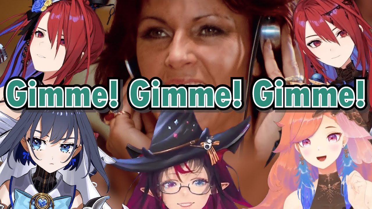 [Hololive Karaoke Mashup] Gimme! Gimme! Gimme! - ABBA by Kiara, IRyS, Kronii and Liz (2x)
