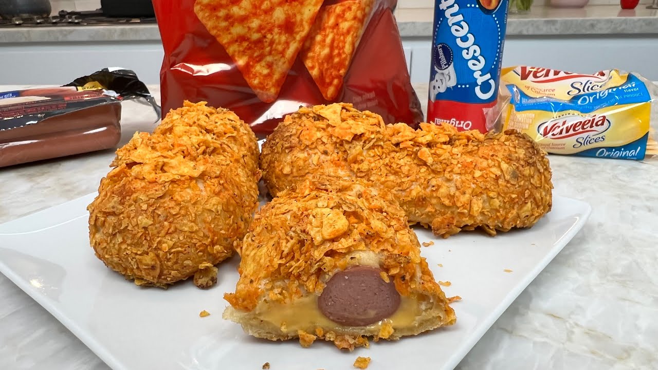 Crunchy Nacho Crescent Dogs