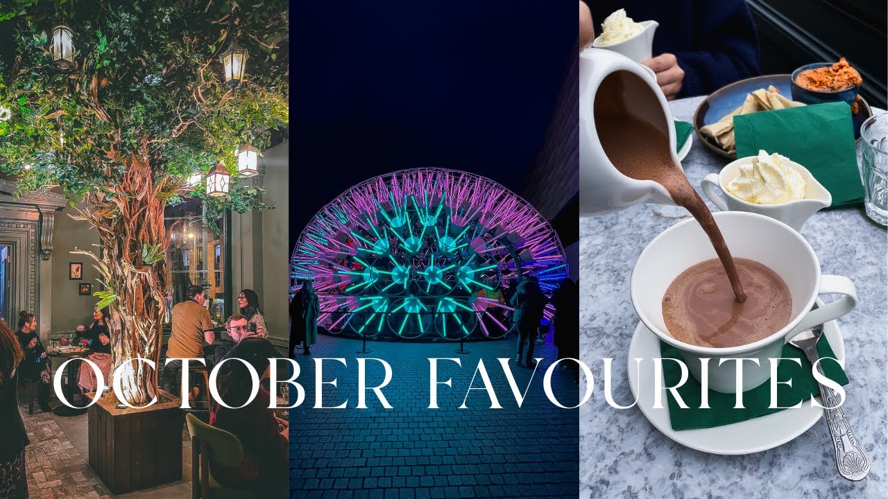 October Vlog | The BEST Parisian hot chocolate, Barnacle launch, River of Light + NEW Archie's menu!