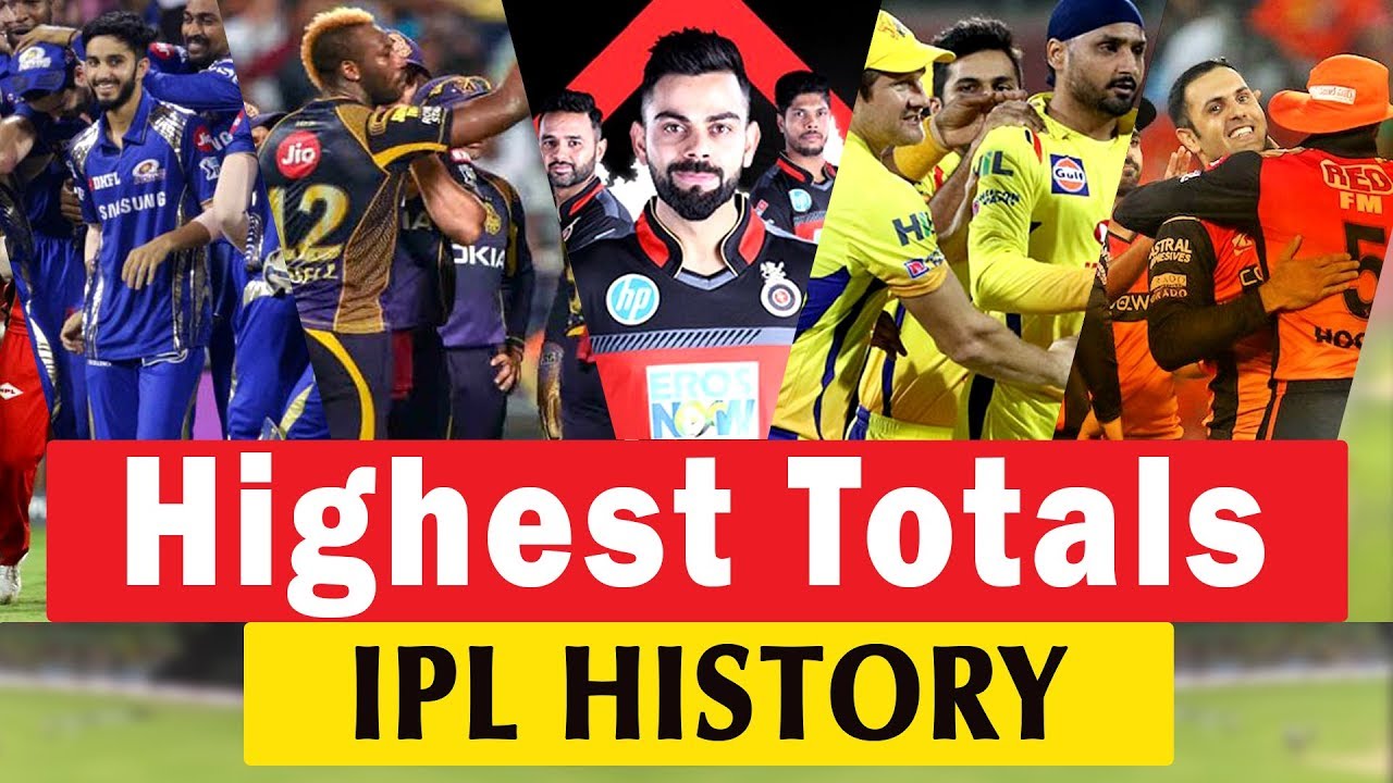 The Highest Team Totals In IPL History? | Top 5 Archive | Indian Premier League (2008-2020)