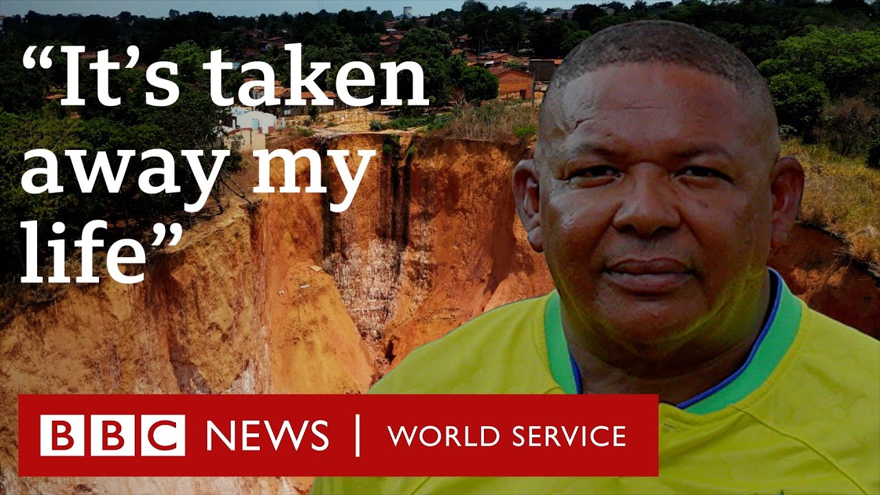 Giant ravines: The global phenomenon swallowing whole neighbourhoods - BBC World Service