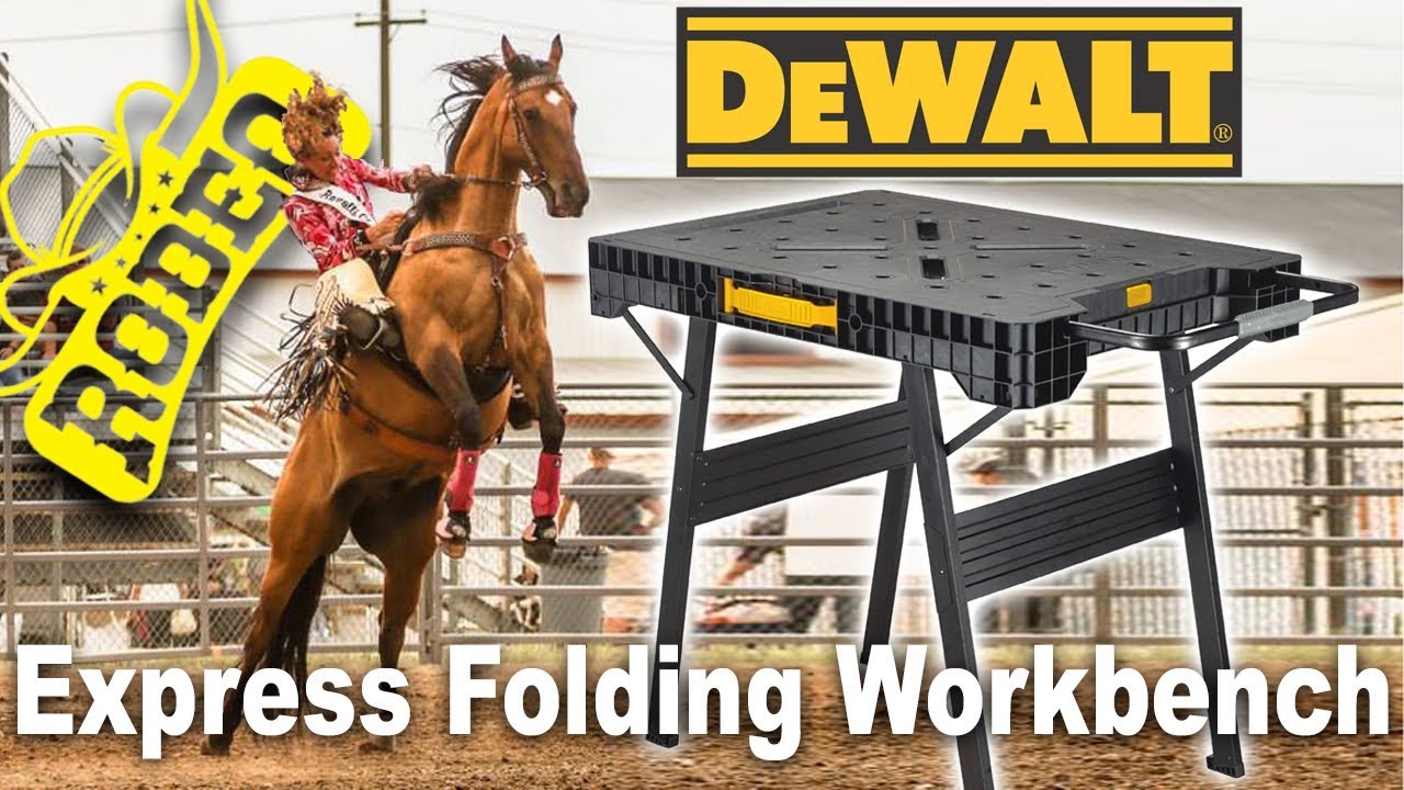 Dewalt Folding Work Table - Great Gift $69 - Review & Demo