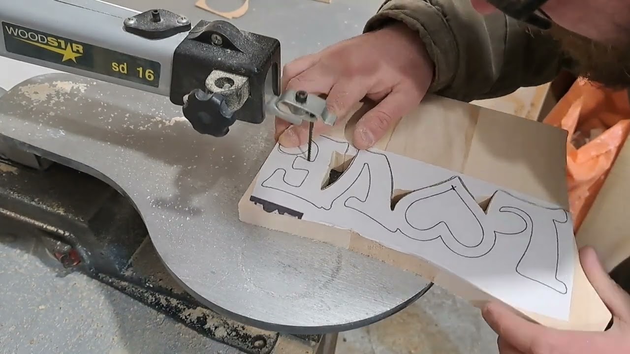 scroll saw project wooden sign