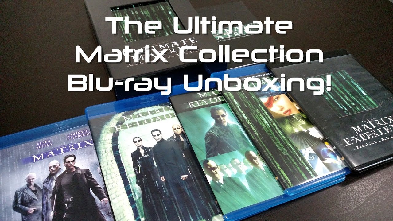 Распаковка Blu-ray «Полной коллекции Матрицы»