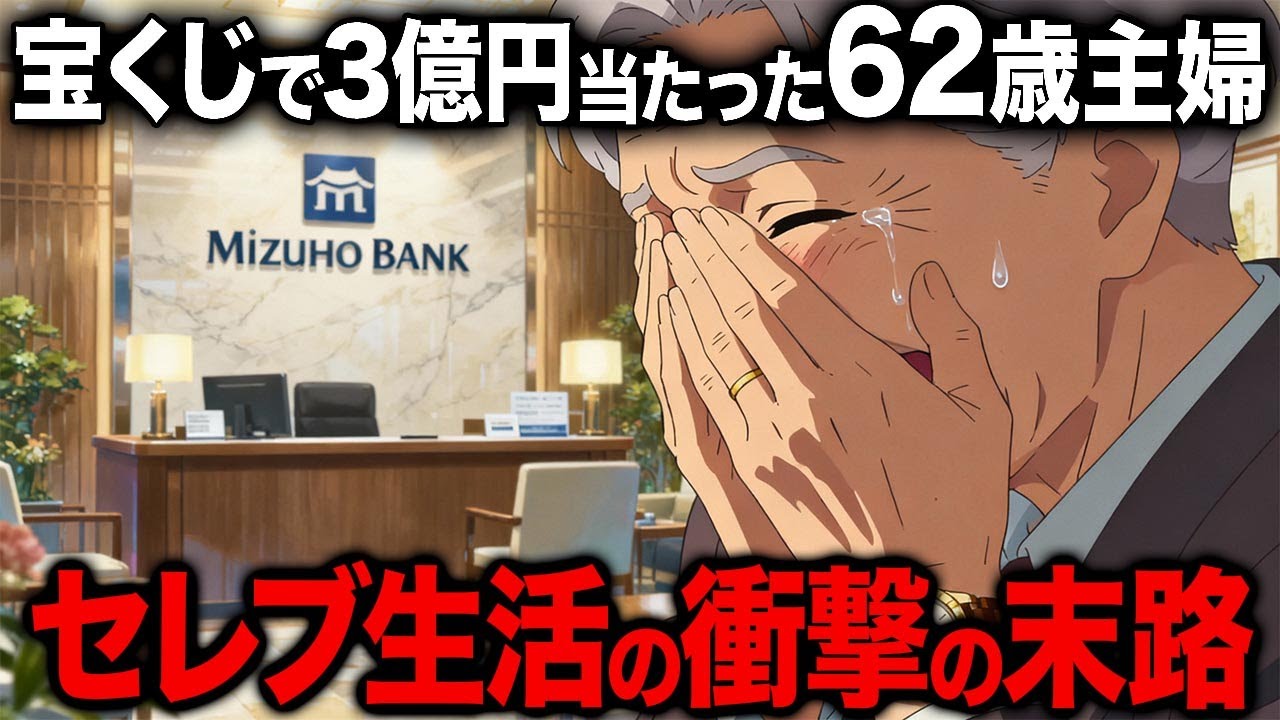 宝くじで3億円当たった62歳主婦。セレブ生活の末に待っていた衝撃の結末【シニア朗読雑学】