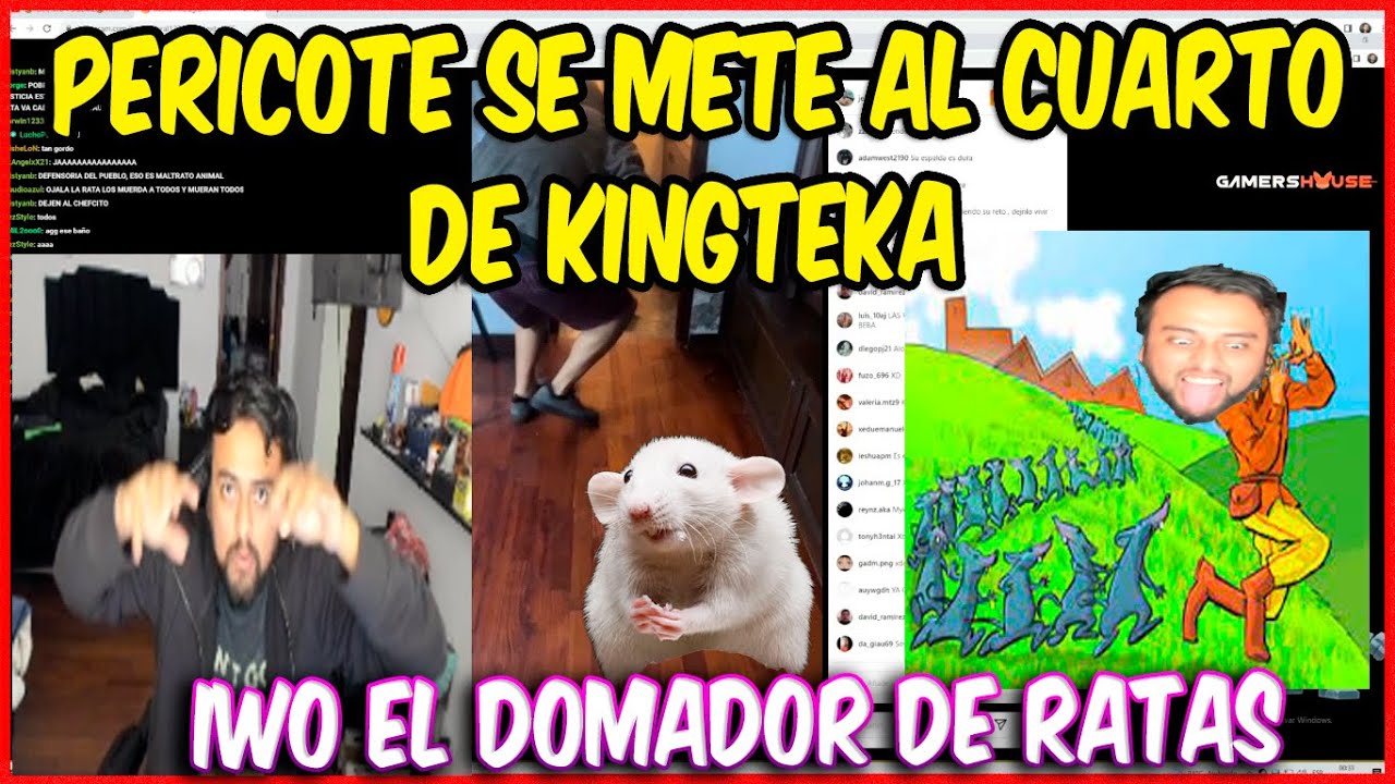 😮RATA SE METE AL CUARTO DE KINGTEKA😁LLAMAN A IWO PARA QUE SE ENCARGE