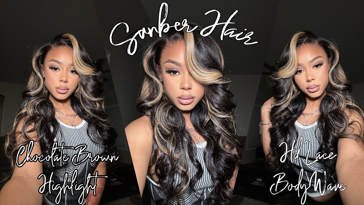 Bombshell ❤️‍🔥 Pin Curl Tutorial + Glueless Highlighted BodyWave Wig Install ft SunberHair