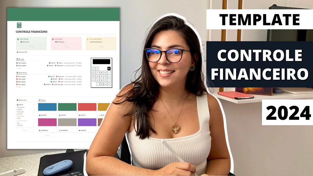 Configurando o meu template de Controle Financeiro para 2024