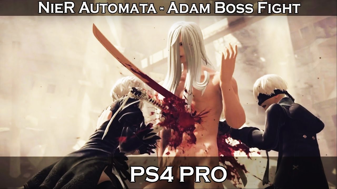 NieR: Automata - Adam Boss Fight #2 (PS4 PRO)