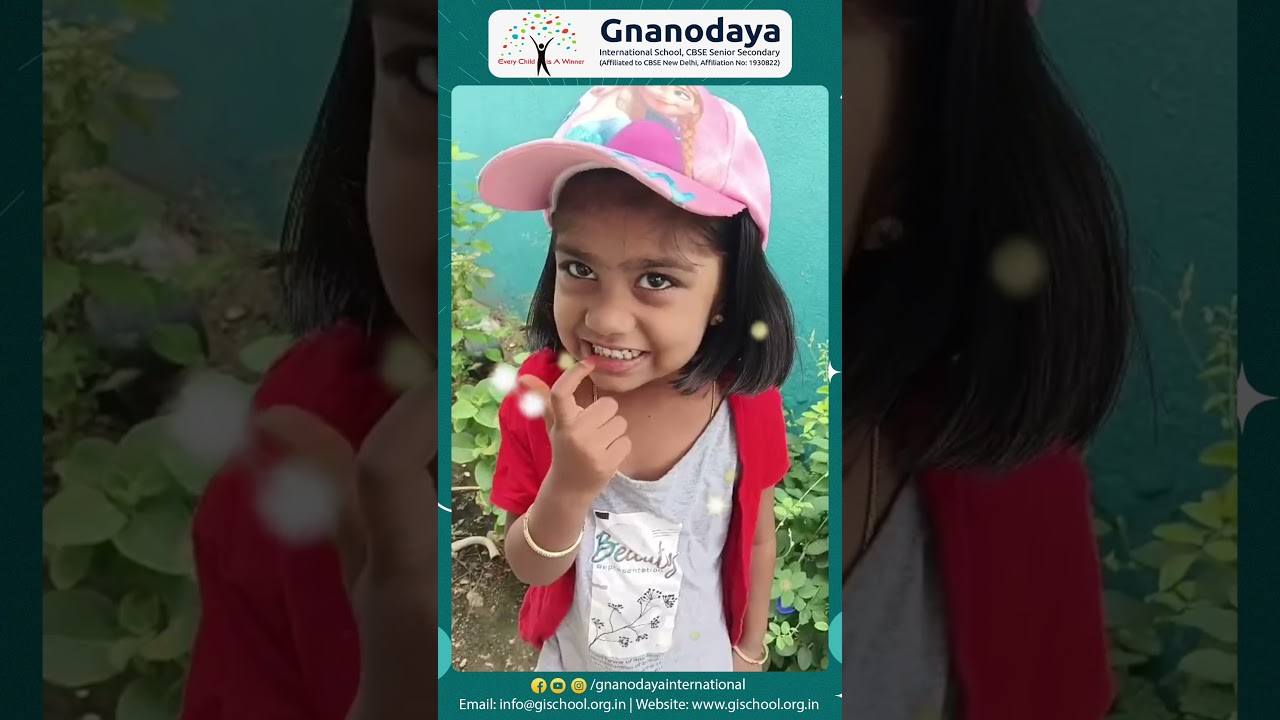 🌟 Chutti Super Star Alert! 🌟 | Gnanodaya International School | Best CBSE School in Namakkal