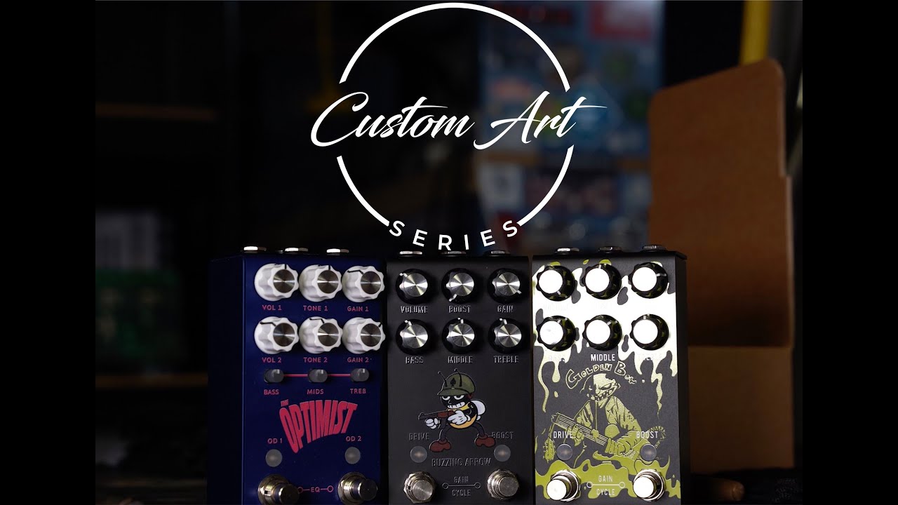 Custom Art Series pedals from Jackson Audio
