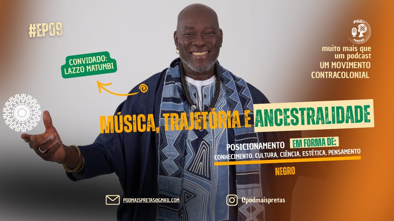 Lazzo Matumbi: Música, Trajetória e Ancestralidade - Pod+Pretas #09