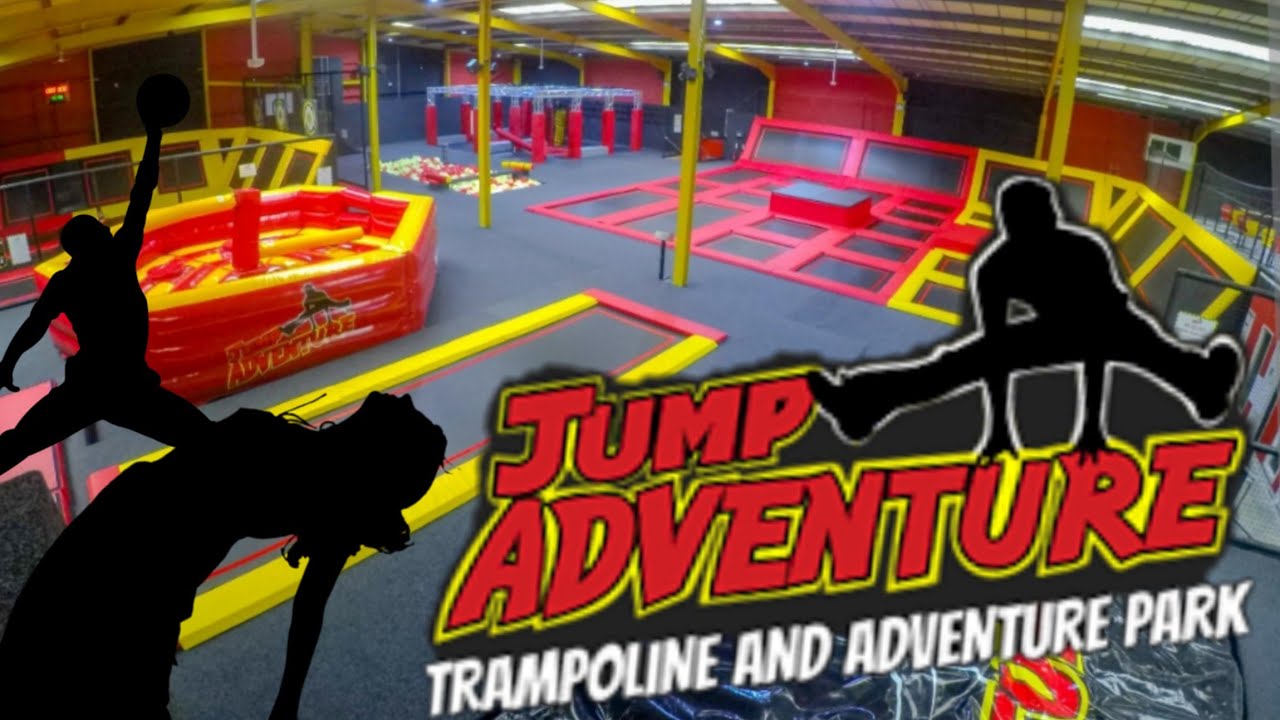 jump adventure trampoline park Newport vlog 2024