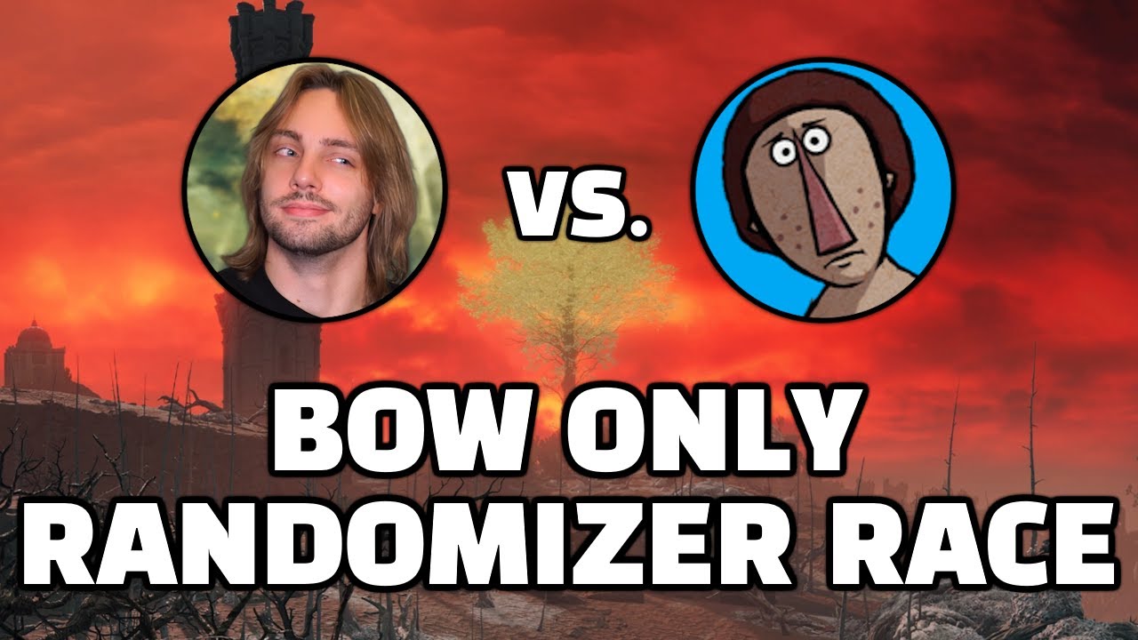 We did a BOW ONLY Elden Ring Randomizer Race...